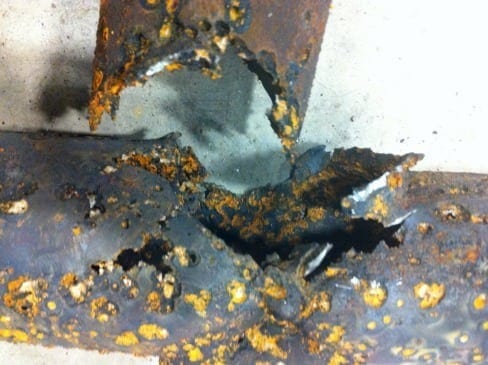 Pipe Blockage due to Precipitation and Deposition pipe failure due to oxygen corrosion attack